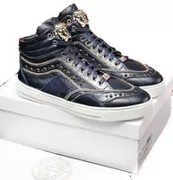 versace jeans chaussures baskets leather rivets